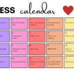 kindness calendar for parents