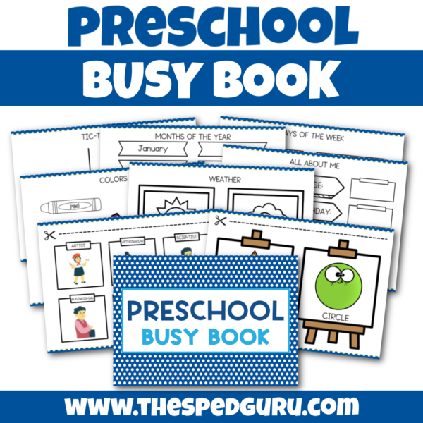 Preschool busy book