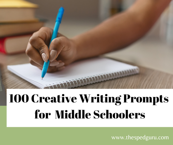 creative writing prompt for middle schoolers