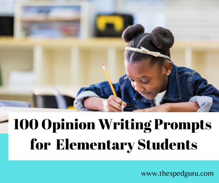 Opinion Writing Prompts for Students - 99+ Ideas