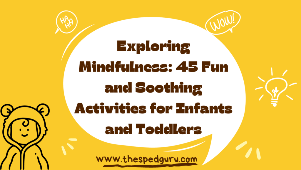 mindfulness activities for infants and toddlers