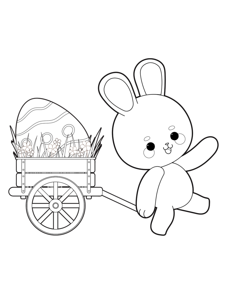 Easter Bunny Coloring Pages