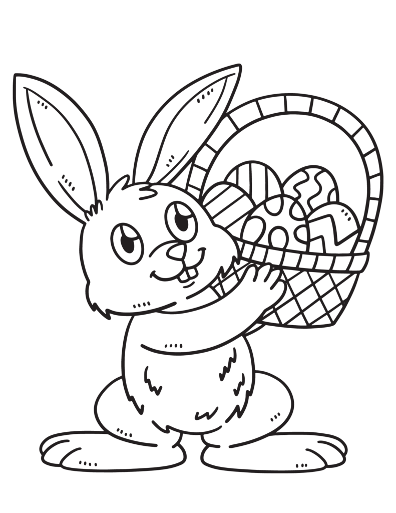 Free Easter Bunny Coloring Pages