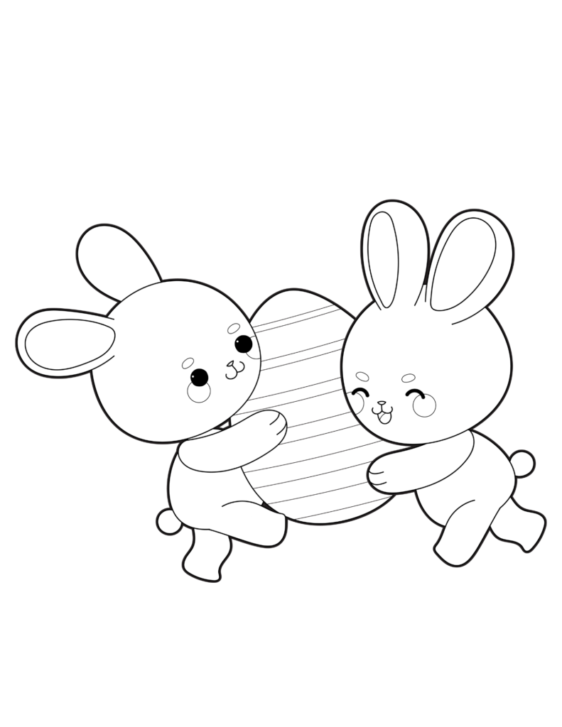 Easter Bunny Coloring Pages