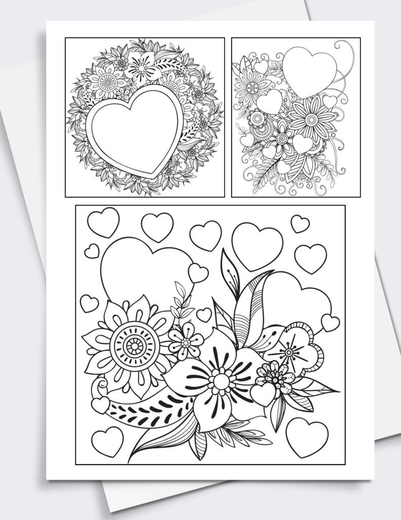 Heart Coloring Pages Gallery