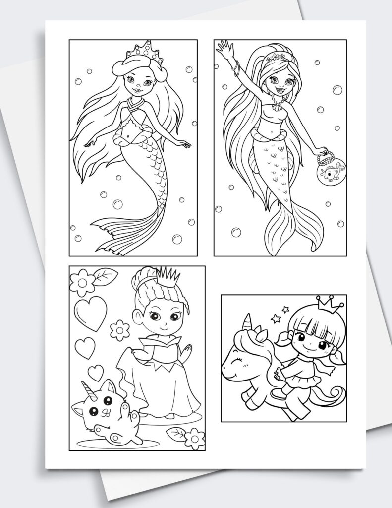 Princess Coloring Pages Gallery