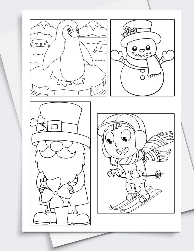 Winter Coloring Pages Gallery