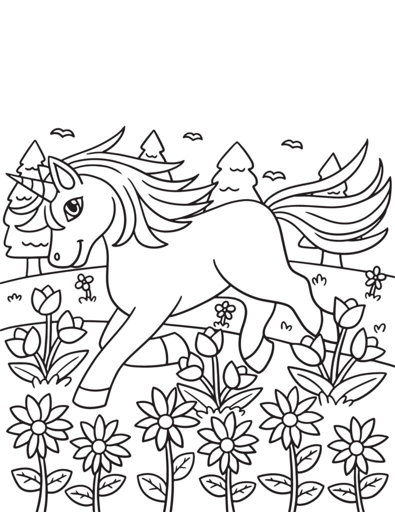 Free Printable Unicorn Coloring Pages for Kids & Teens