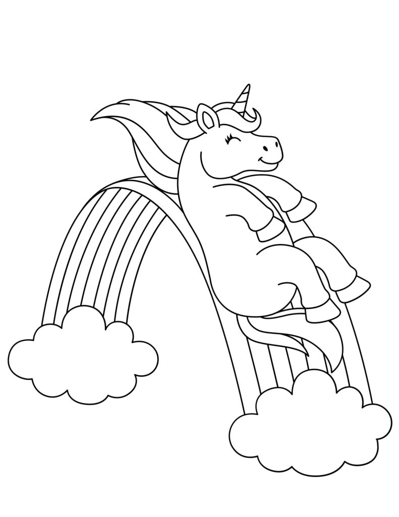 Free Printable Unicorn Coloring Pages for Kids and Teens