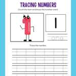 number tracing for kids