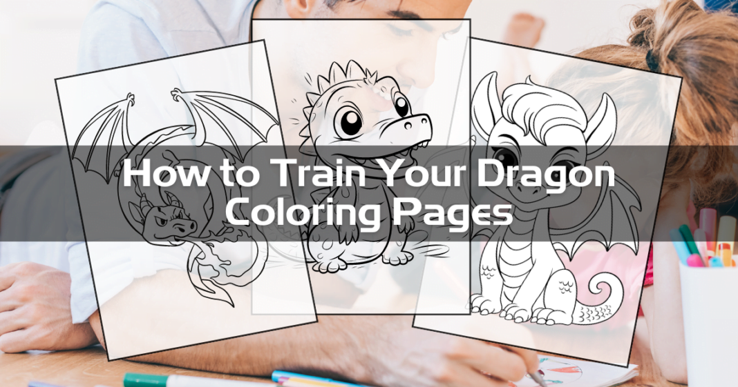 How to Train Your Dragon Coloring Pages