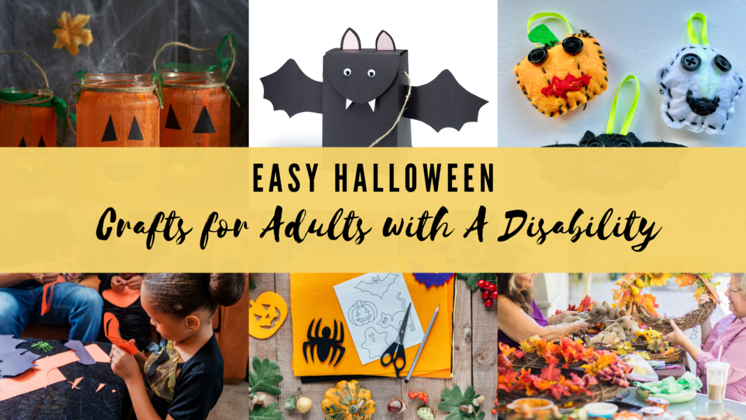 Halloween crafts for adults with a disability