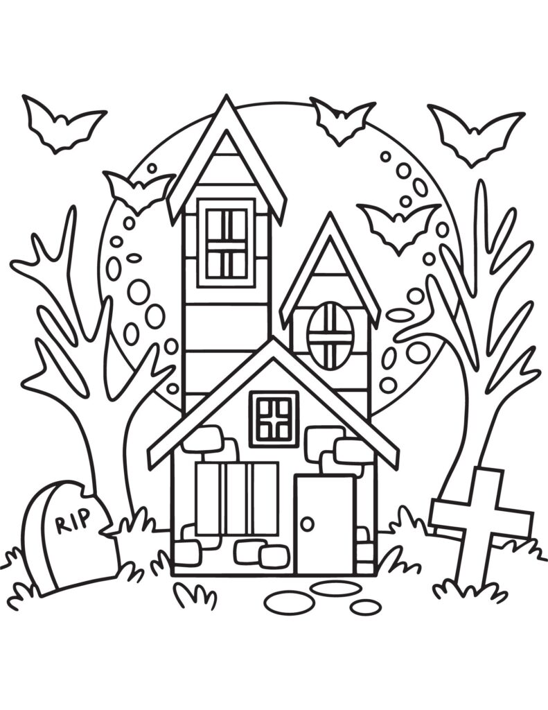 Halloween Coloring Pages for Adults