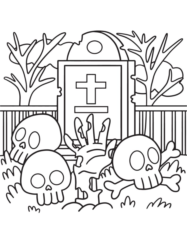 Halloween Coloring Pages for Adults