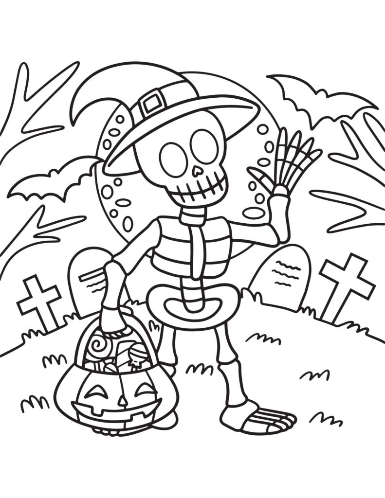 Halloween Coloring Pages for Adults