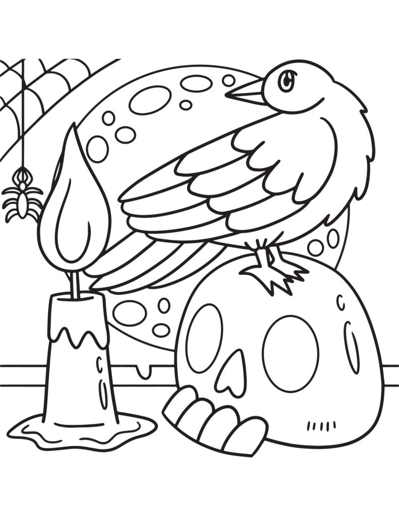 Halloween Coloring Pages for Adults