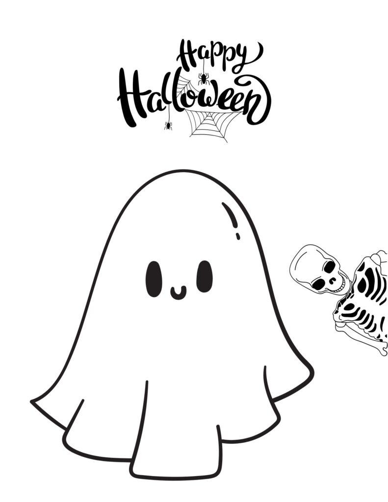 Halloween Preschool Coloring Pages