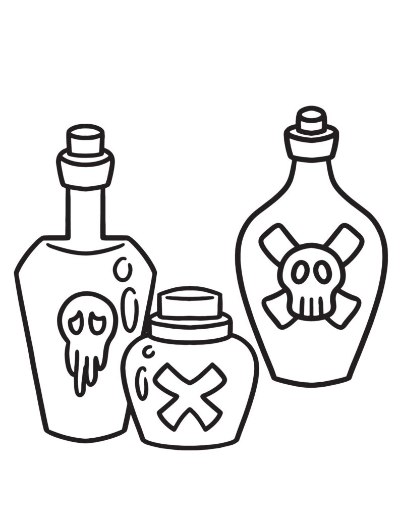 Halloween Preschool Coloring Pages