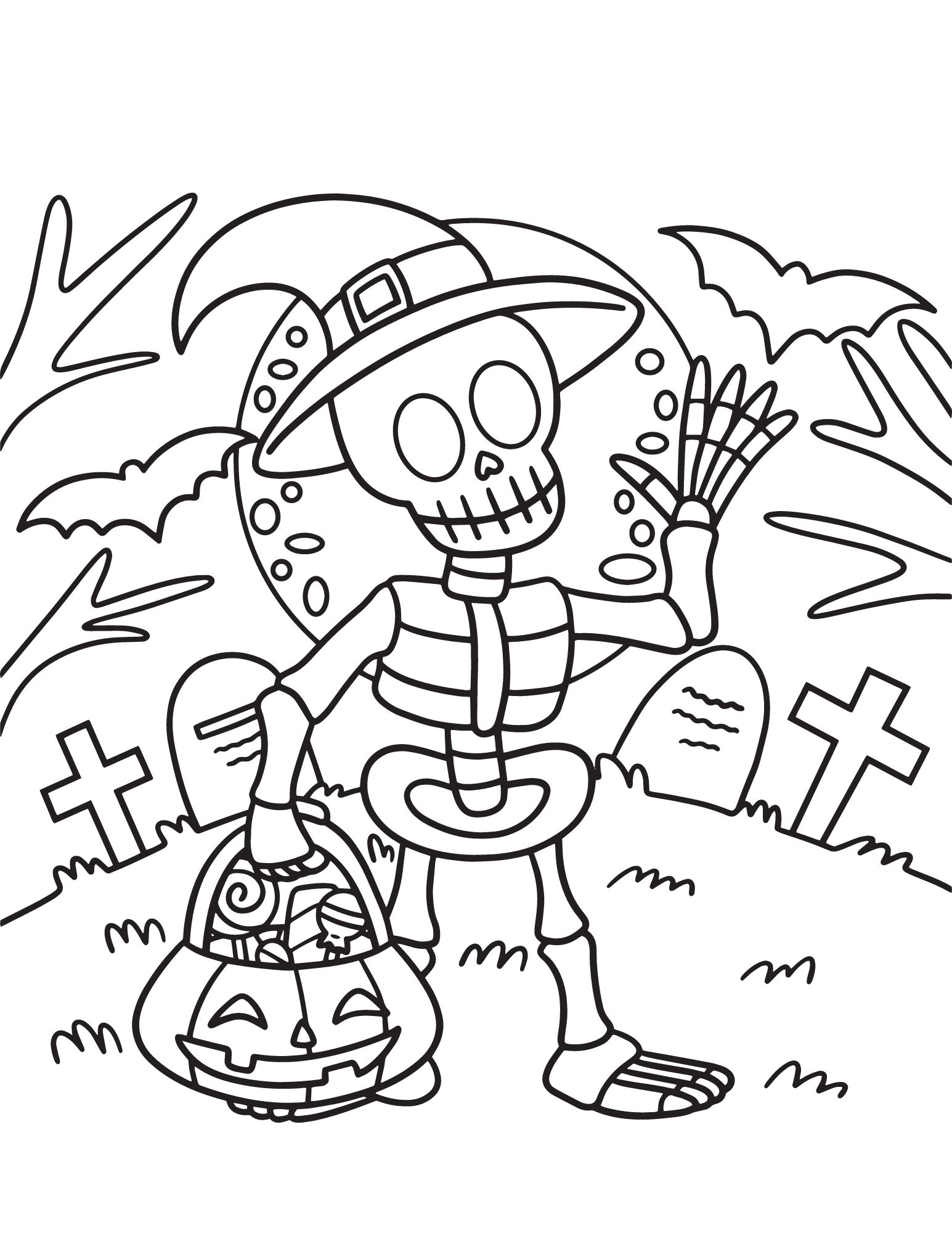 99+ Halloween Coloring Pages for Kids & Adults - Free Printables