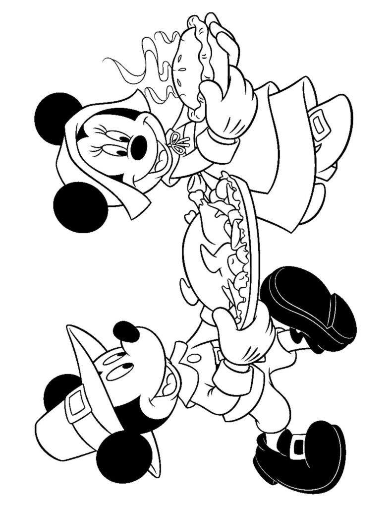 disney thanksgiving coloring pages Free download and print