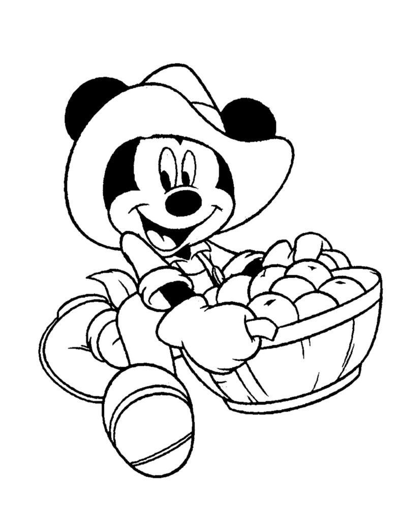 disney thanksgiving coloring pages Free download and print