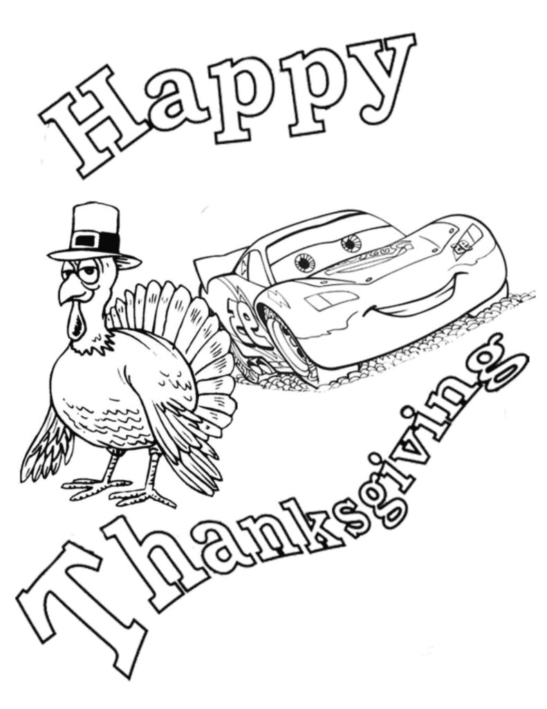 Free download and print disney thanksgiving coloring pages