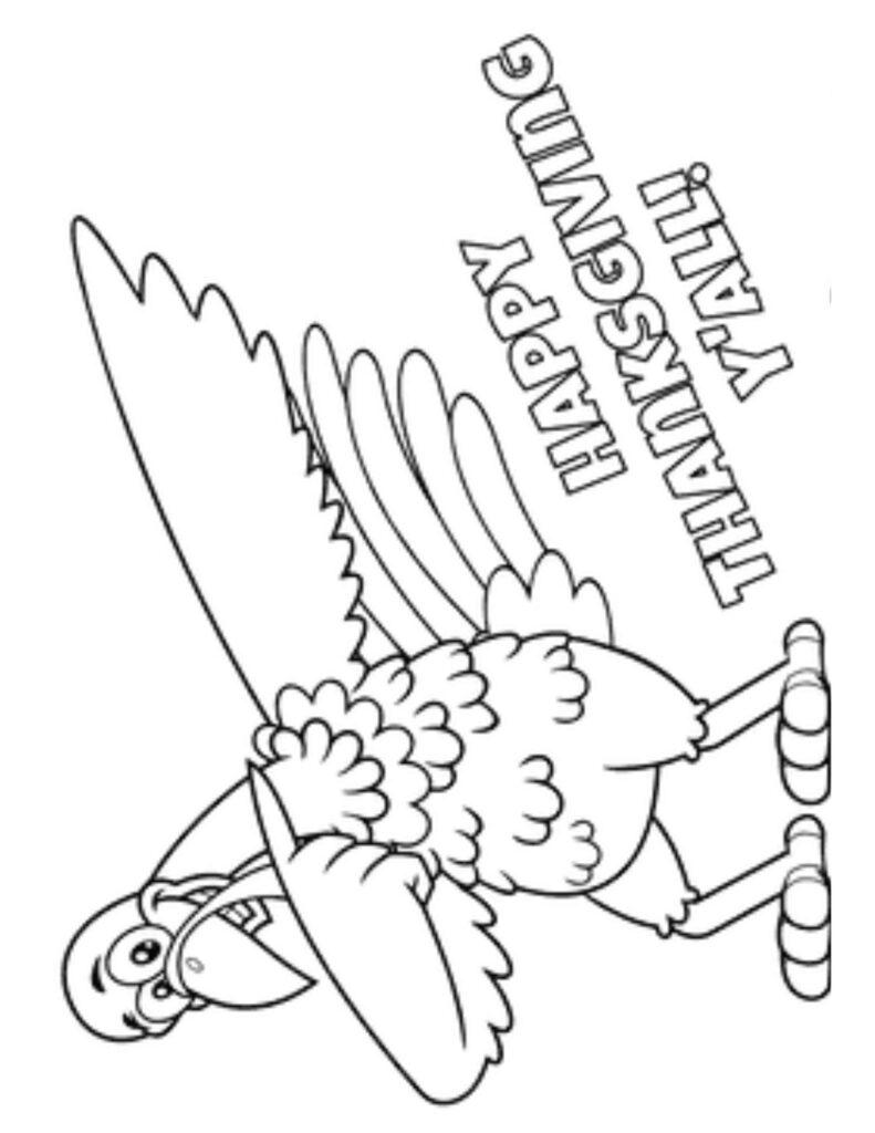 thanksgiving day coloring pages