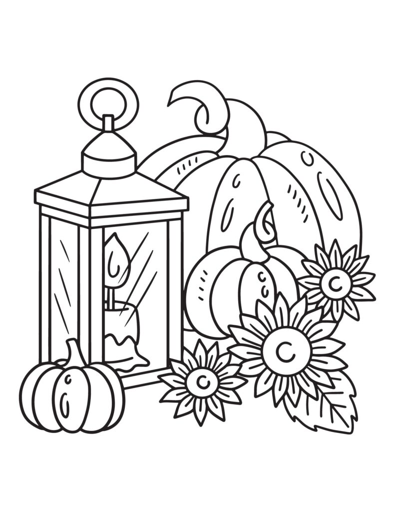 thanksgiving day coloring pages