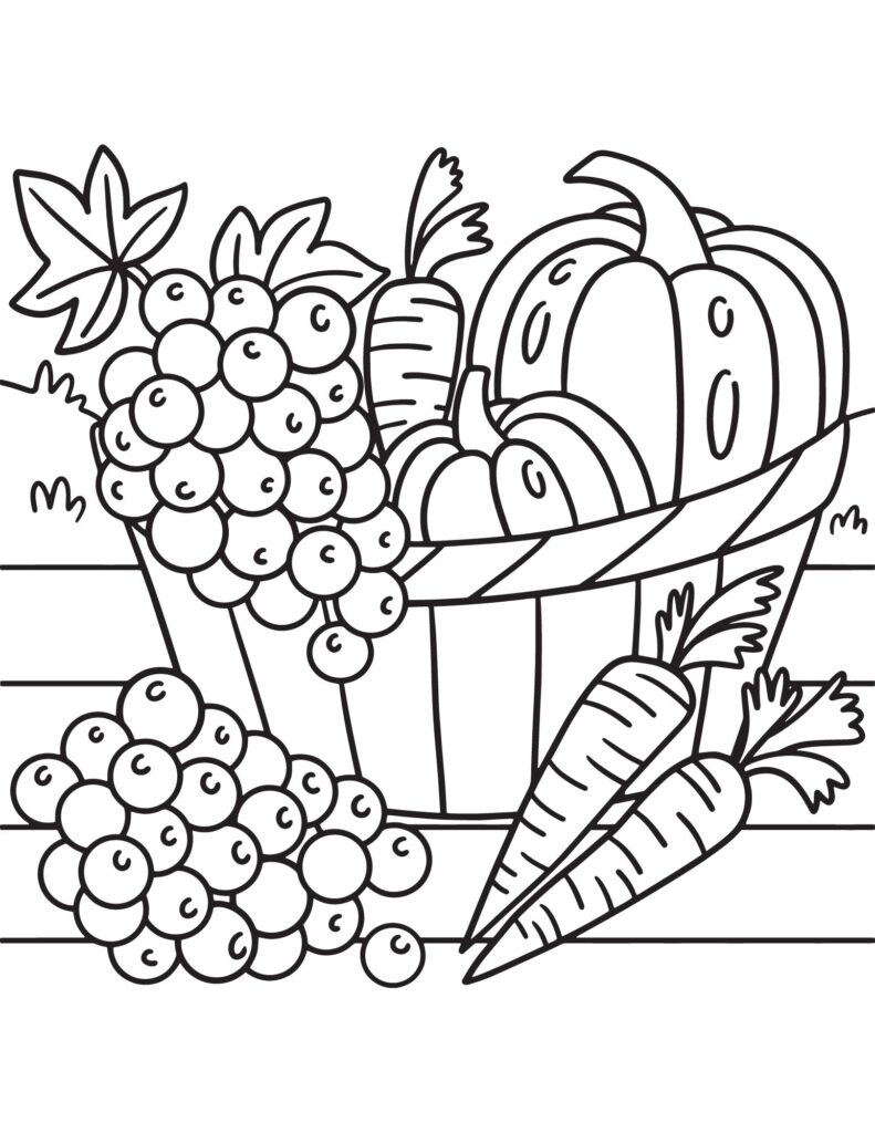 thanksgiving day coloring pages