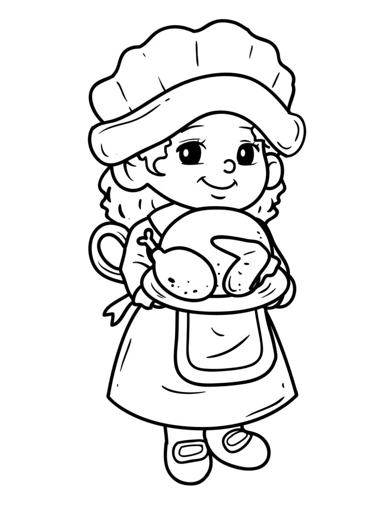 thanksgiving day coloring pages