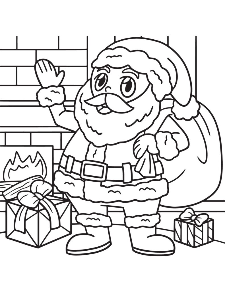 Free print Christmas Coloring Pages