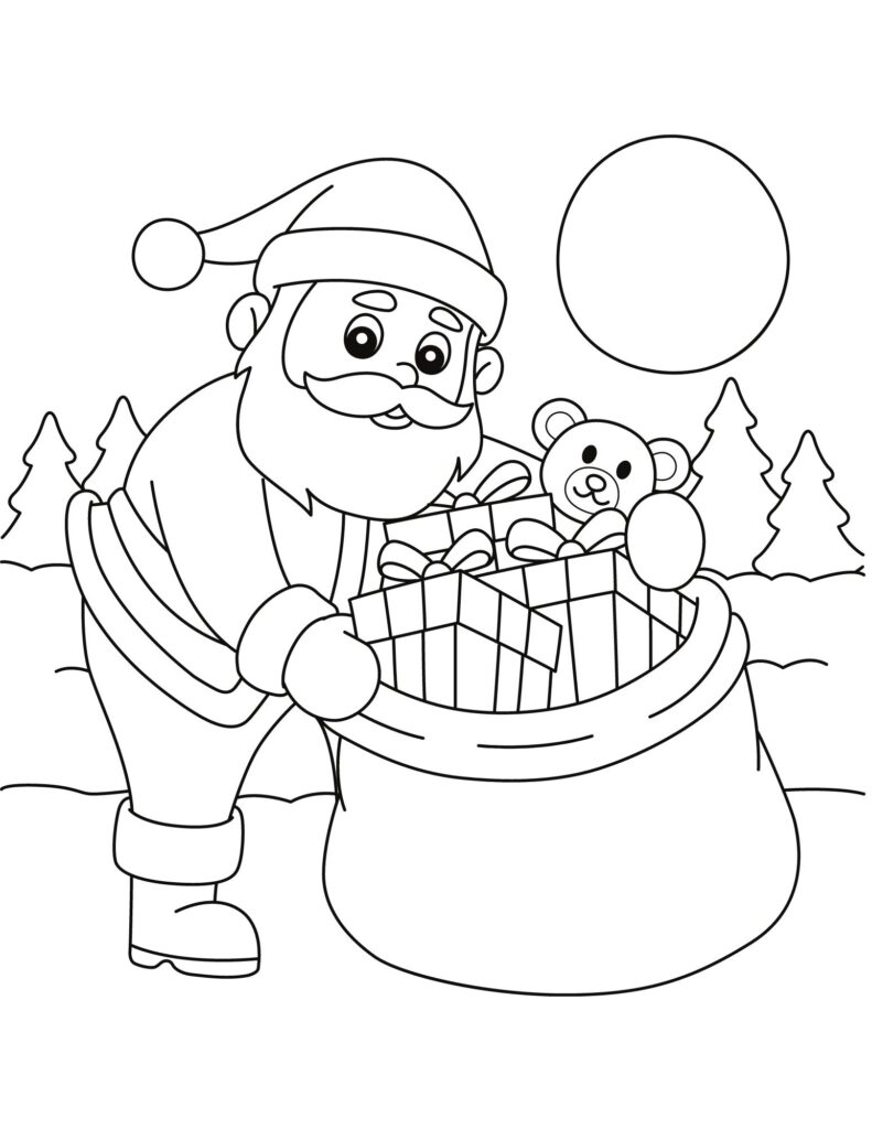 Free print Christmas Coloring Pages