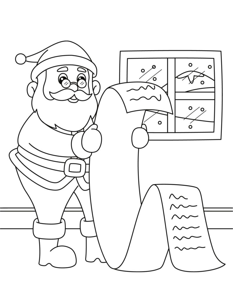 Free print Christmas Coloring Pages