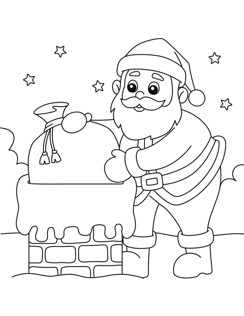 Free print Christmas Coloring Pages