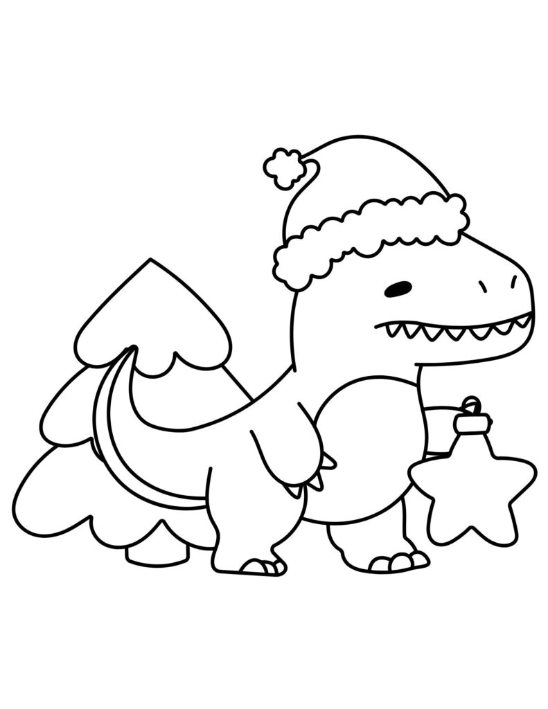 christmas tree coloring page free printabletree coloring page