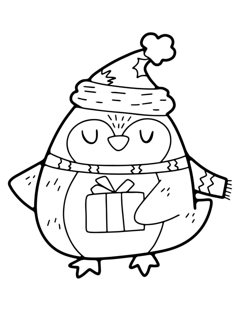 Winter Holiday Coloring Pages