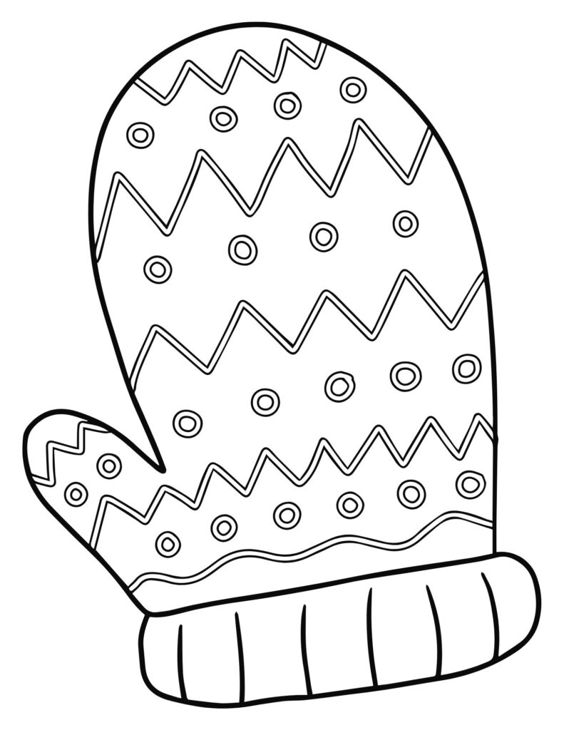 Winter Holiday Coloring Pages