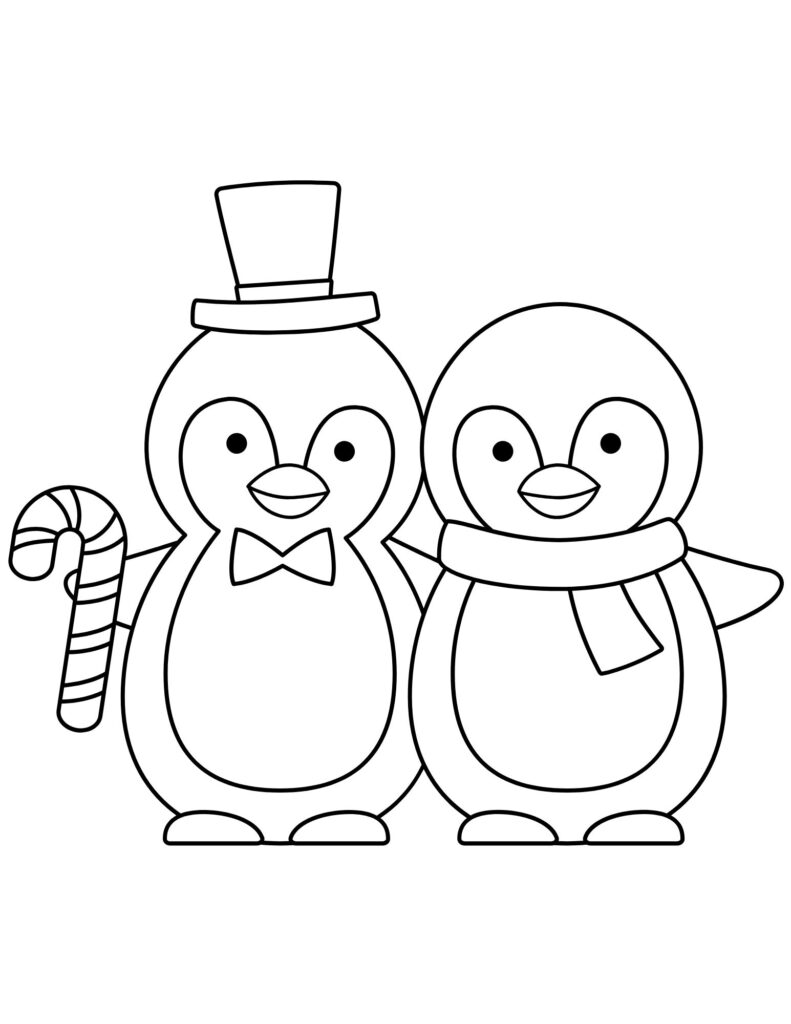 Winter Holiday Coloring Pages