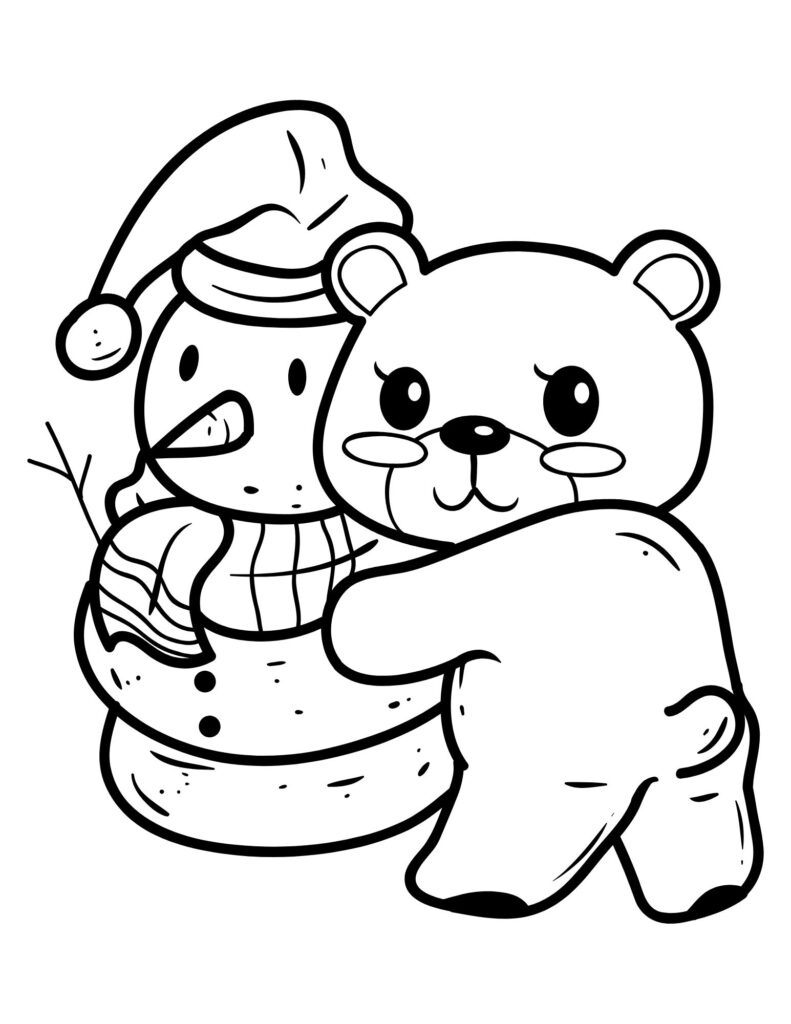 Winter Holiday Coloring Pages