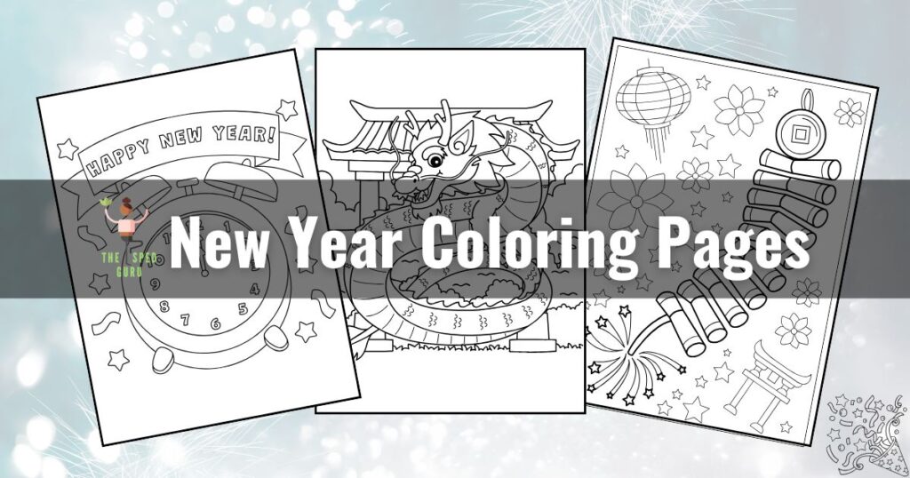 New Years Coloring Pages