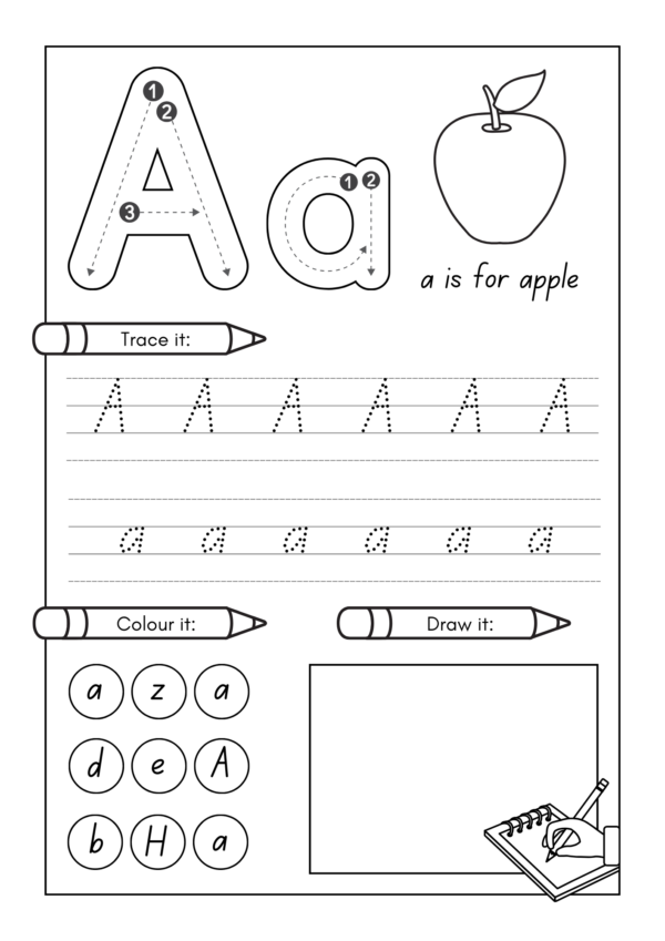 ✏️ Why You Should Get This Alphabet Tracing Worksheet: Write, Trace, Draw ✏️