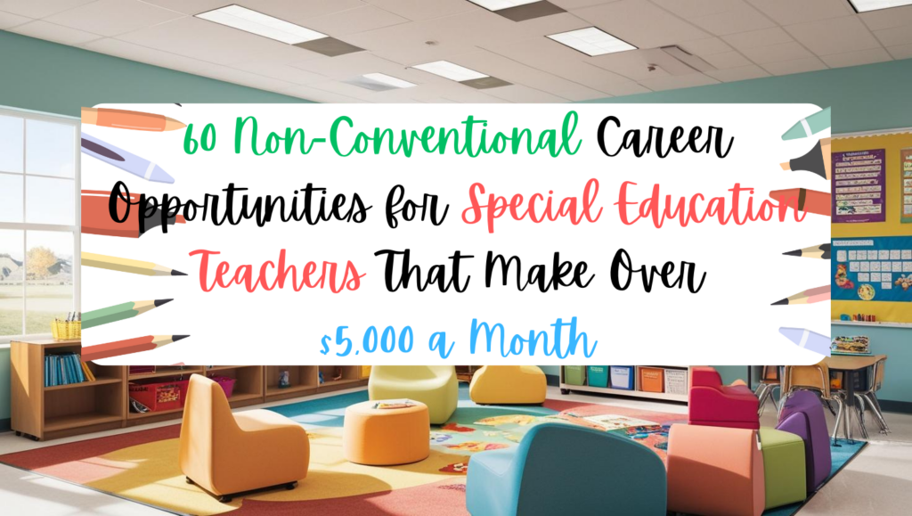 60 Non-Conventional Career Opportunities for Special Education Teachers That Make Over $5,000 a Month