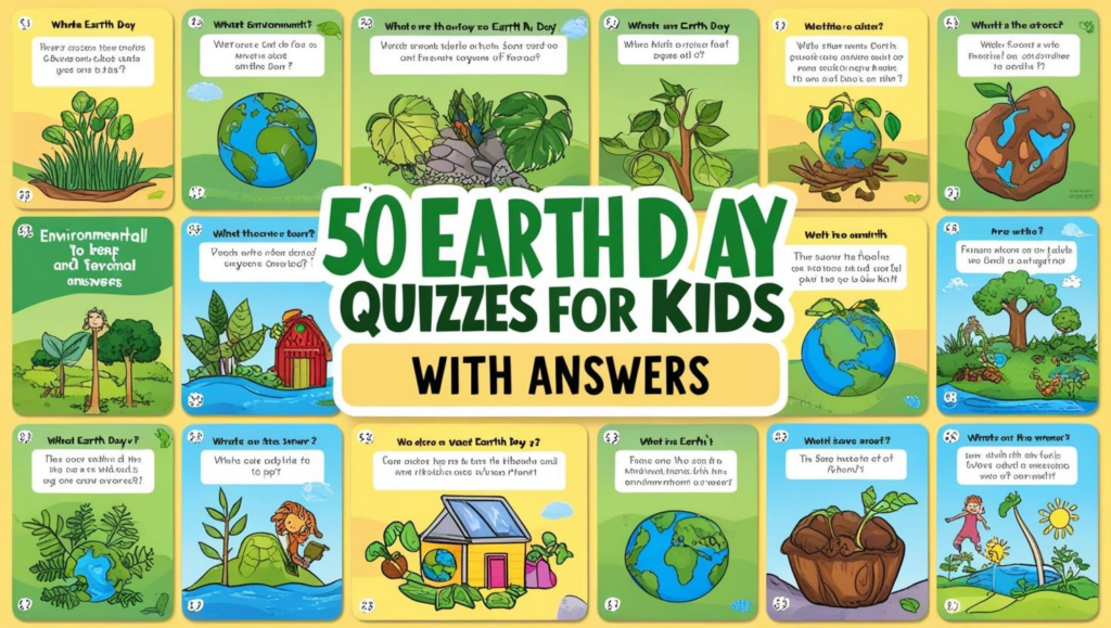 50 Earth Day Quizzes for Kids with Answers: Fun and Educational Trivia