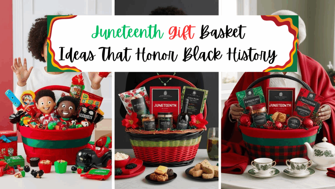 Juneteenth gift basket ideas for kids adults and elderly