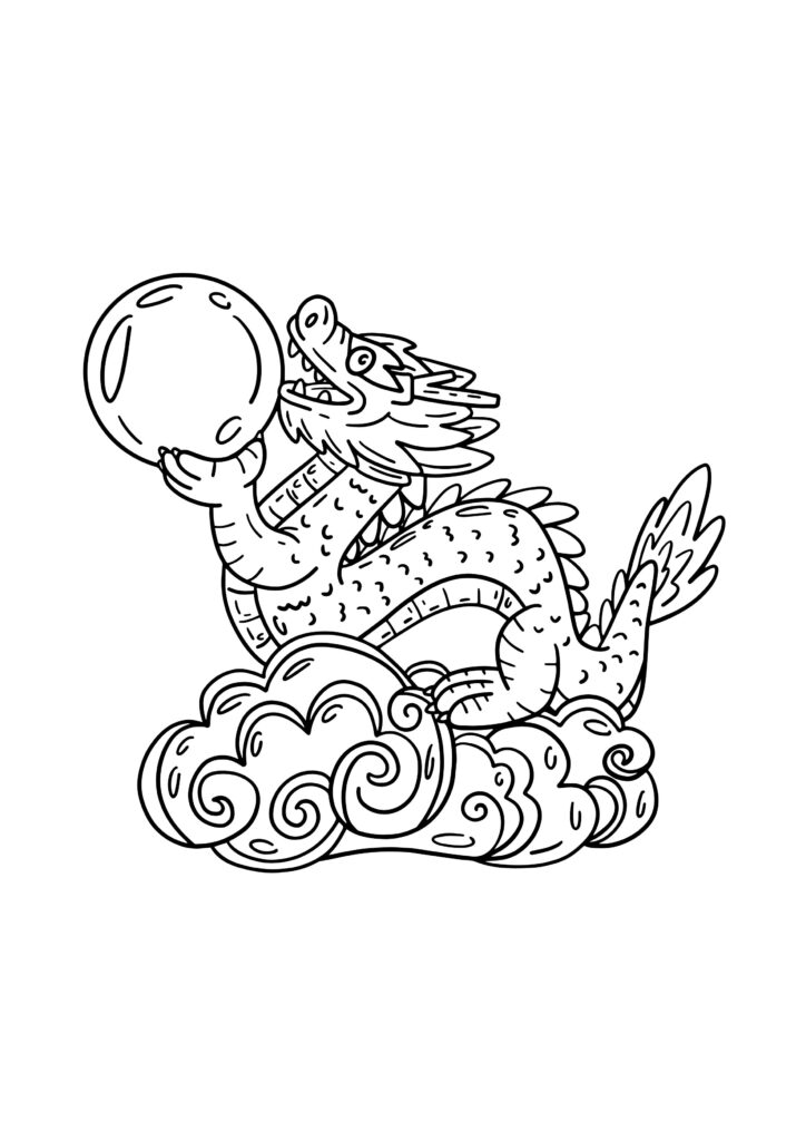 chinese new year coloring pages