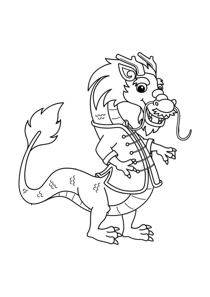 chinese new year coloring pages