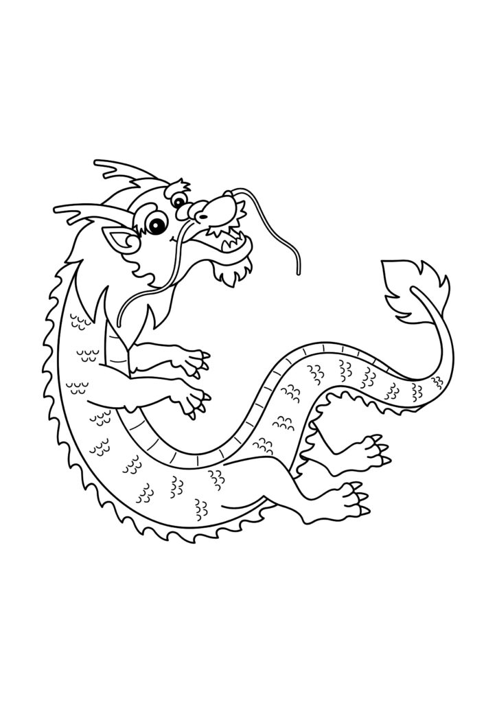 chinese new year coloring pages