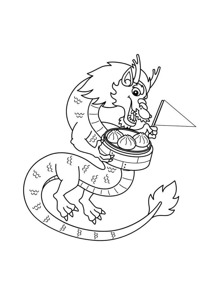 chinese new year coloring pages