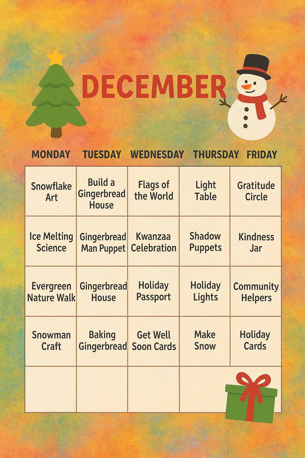 December Preschool Themes: Fun, Festive, and Development-Boosting Ideas for Your Little Learner