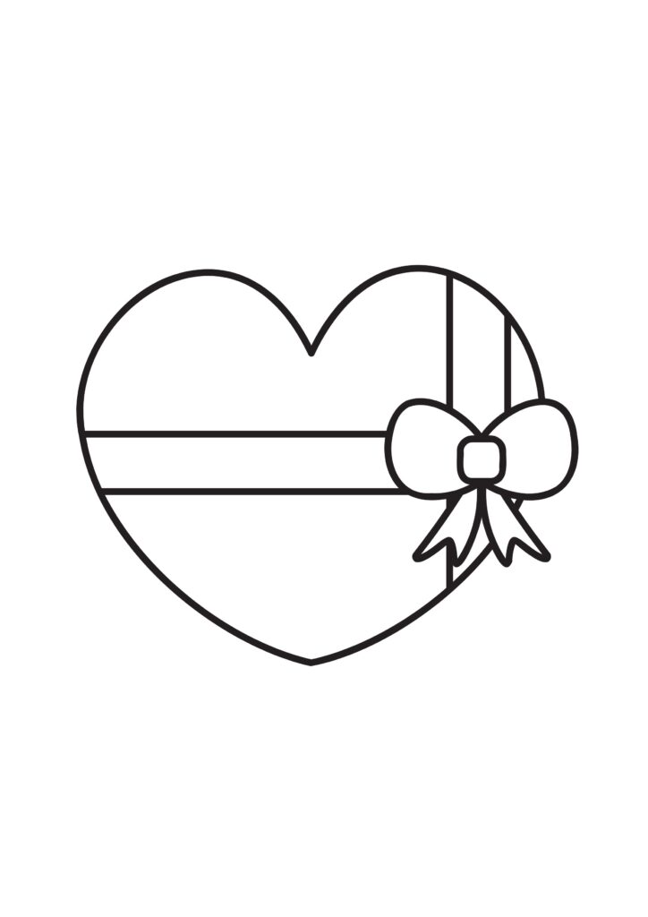 free heart coloring pages